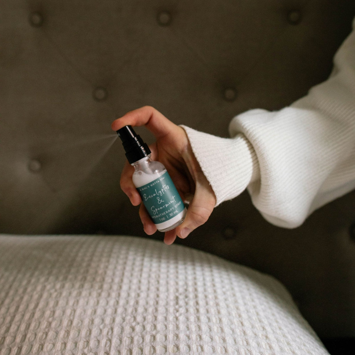 Eucalyptus and Spearmint Aromatherapy Spray